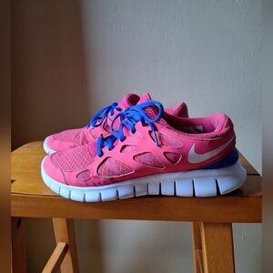 Nike Free Run 2 Pink Running Sneakers Women's 10